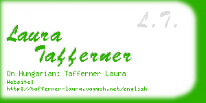 laura tafferner business card